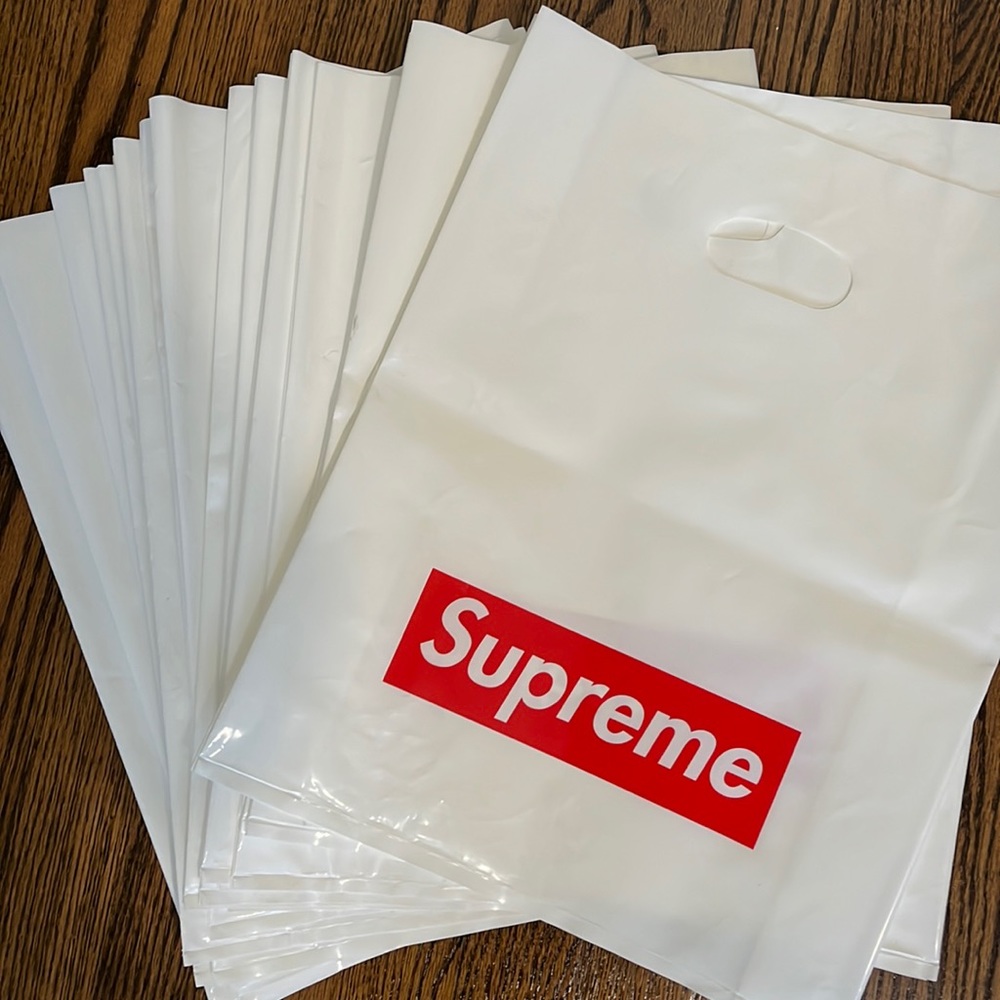 Supreme plastic bags bundle of 17!